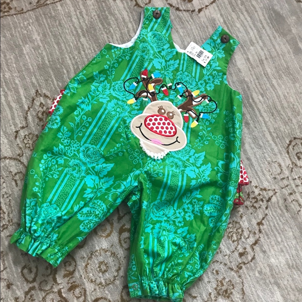 LaJenns Reindeer Romper. 24 month. New with Tags.